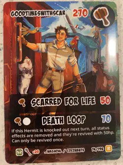 Rare GoodTimesWithScar & common Scar card-Hermitcraft TCG Series 2 -FULL ART LOT - Image 2