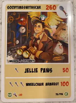Rare GoodTimesWithScar & common Scar card-Hermitcraft TCG Series 2 -FULL ART LOT - Image 3