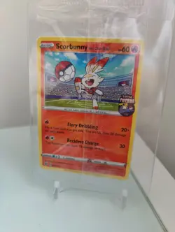 Scorbunny on the Ball 004/005 Futsal Promo - Sealed Pokemon Card - Image 1