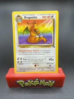 1999 Dragonite 19/62 Fossil Regular NM Pokemon Card Non Holo Rare - Image 1