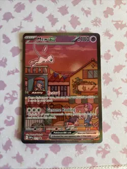 Mew ex SVP 053 Pokemon TCG Scarlet Violet 151 Black Star Promo Full Art Card - Image 1
