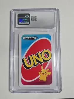 CGC GEM MINT 10 Pikachu #0 Playing Card 2021 Pokemon Pocket UNO Mattel Orig - Image 2