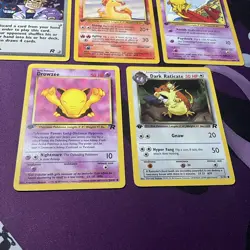 1st edition Pokemon TCG Vintage Lot Of 5 Cards team rocket NM-LP - Image 4