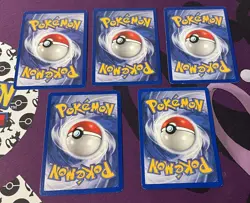 1st edition Pokemon TCG Vintage Lot Of 5 Cards team rocket NM-LP - Image 5