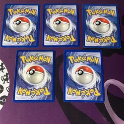 1st edition Pokemon TCG Vintage Lot Of 5 Cards team rocket NM-LP - Image 5