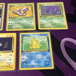1st edition Pokemon TCG Vintage Lot Of 5 Cards team rocket NM-LP - Image 3