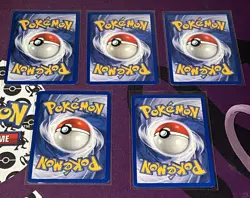1st edition Pokemon TCG Vintage Lot Of 5 Cards team rocket NM-LP - Image 4