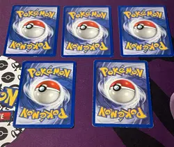 1st edition Pokemon TCG Vintage Lot Of 5 Cards team rocket LP-NM - Image 4