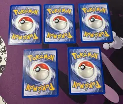 1st edition Pokemon TCG Vintage Lot Of 5 Cards team rocket NM-LP - Image 4