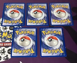 1st edition Pokemon TCG Vintage Lot Of 5 Cards team rocket NM-LP - Image 5