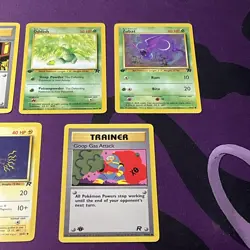 1st edition Pokemon TCG Vintage Lot Of 5 Cards team rocket NM-LP - Image 4