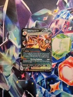 Pokemon TCG Charizard EX SVP 196 Black Star Promo Rare Holo Card NM Condition - Image 1