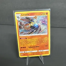 Lucario - SM54 - Pokemon Promo Sun & Moon Holo Rare Card LP - Image 1