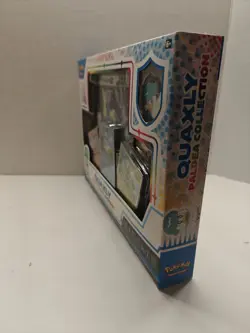 NEW Quaxly Paldea Collection Pokemon TCG Box Set w/ Pin + Oversized Card - Image 3