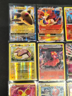 *RARE* Lot of Russian 2014-2015 Pokemon Cards XY - EX, Holos, Reverse - Image 2