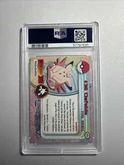 Clefable TOPPS CHROME T.V. #36 Pokemon Card PSA 9 - Image 2