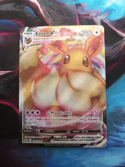 Eevee VMAX SWSH087 Holo Sword & Shield Promo Pokemon Card - Image 1