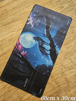 MTG Table Playmat TCG CCG Mouse Pad Trading Card Game Mat With Zones . - Image 2