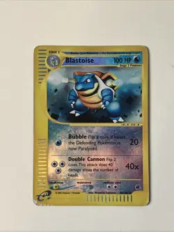Pokemon TCG Expedition Blastoise Reverse Holo Card 36/165 - Image 1