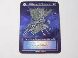 Gibbous Nightgaunts Exceptional Foil Sorcery Gothic TCG Trading Card - Image 2