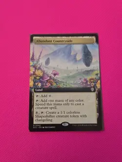 Abundant Countryside, MTG, Lorwyn Eclipsed ECC, Extended Art, 0042 - Image 1