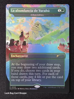 La abundancia de Yucahu - Sylvan Library (2058) Secret Lair Drop Rainbow Foil - Image 1