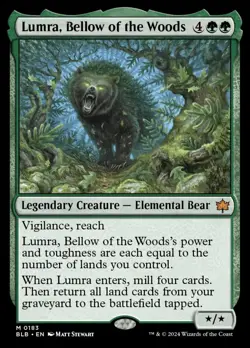 Lumra, Bellow of the Woods M Bloomburrow 183 NM - Image 1