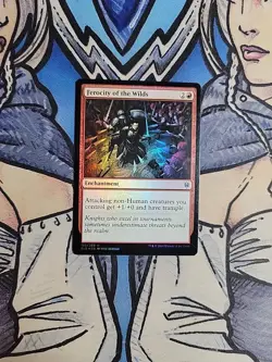 1x Ferocity of the Wilds FOIL - NM Throne of Eldraine ELD MTG Magic - Image 1