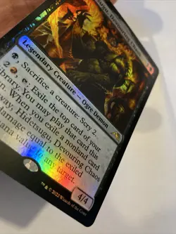 MTG Hidetsugu, Devouring Chaos *FOIL* Kamigawa Neon Dynasty 099 NM - Image 3