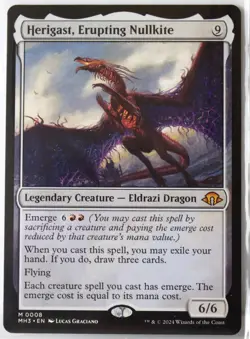 Herigast, Erupting Nullkite [New, Near Mint] MTG Mythic Rare {Modern Horizons 3} - Image 1