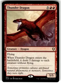 Thunder Dragon Commander Legends: Battle for Baldur's Gate Regular MTG - Image 1