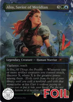 MTG Aloy, Savior of Meridian (Rainbow) (2221) | NM Foil | Secret Lair {SLD} - Image 1
