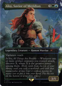 MTG Aloy, Savior of Meridian (Rainbow) (2221) | NM Foil | Secret Lair {SLD} - Image 2