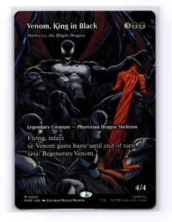 Venom, King in Black - Skithiryx Borderless Marvel Universe Eternal-Legal 22 NM - Image 1