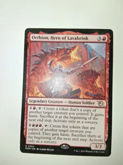 Orthion, Hero of Lavabrink - March of the Machine MTG 0334 NM - Image 1