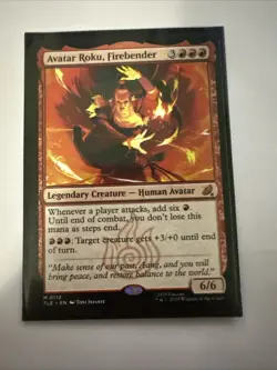 MTG Avatar Roku, Firebender Regular Avatar: the Last Airbender TLE - Image 1