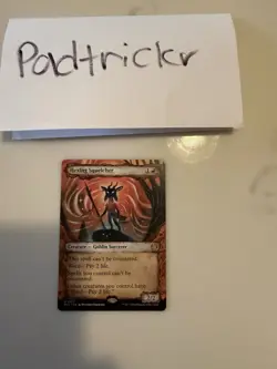 Magic: The Gathering Hexing Squelcher Rare Red Creature English Showcase NM - Image 1