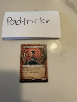 Magic: The Gathering Hexing Squelcher Rare Red Creature English Showcase NM - Image 2