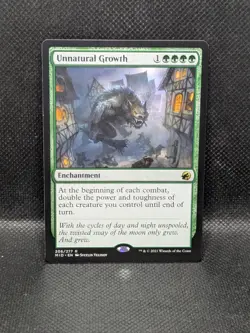 Unnatural Growth MID #206 Non-Foil Standard Art MTG - Image 1