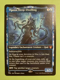 MTG - Thassa, Deep-Dwelling (Showcase) - Theros Beyond Death - NM - Image 1