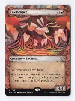 Lavaleaper (Showcase) 0318 (R) MTG Lorwyn Eclipsed (ECL) - Image 1
