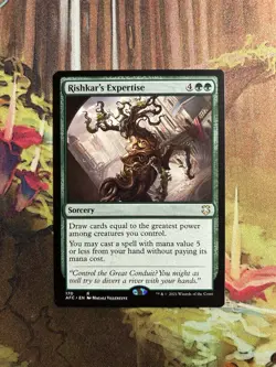 Rishkar's Expertise, Forgotten Realms NM MTG - Image 1