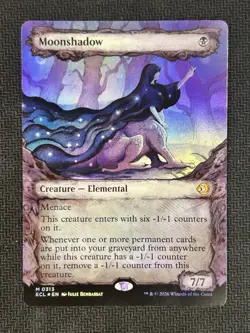 Moonshadow #0313 Showcase FOIL - Lorwyn Eclipsed - English NM - MTG *Ships Now!* - Image 1