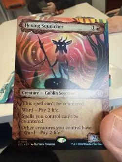 Hexing Squelcher (Showcase) - Lorwyn Eclipsed Foil - Image 1