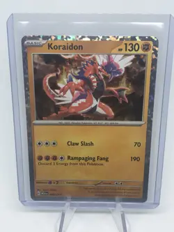 2025 McDonald’s Pokemon Dragon Discovery - M24EN - Koraidon HOLO 008/015 - Image 1