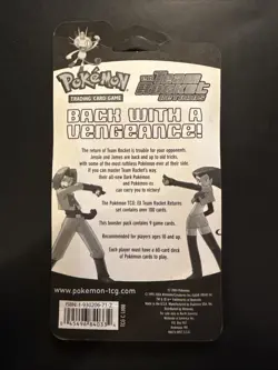 Pokemon ex Team Rocket Returns Factory Sealed Blister Pack 2004 - Image 2