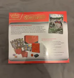 Pokemon TCG Scarlet and Violet Base Red Elite Trainer Box ETB Koraidon - SEALED - Image 2