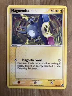 1x - Magnemite - 59/92 - Common HP English Pokemon EX Legend Maker - Image 1