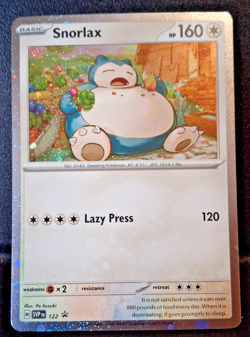 Snorlax 122 Sv: Scarlet & Violet Promo Cosmos Holo SVP EN 122 Pokemon NM - Image 1