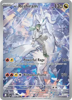 Ns Reshiram 167/159 Illustration Rare Full Art NM Pokemon Journey Together SV09 - Image 1